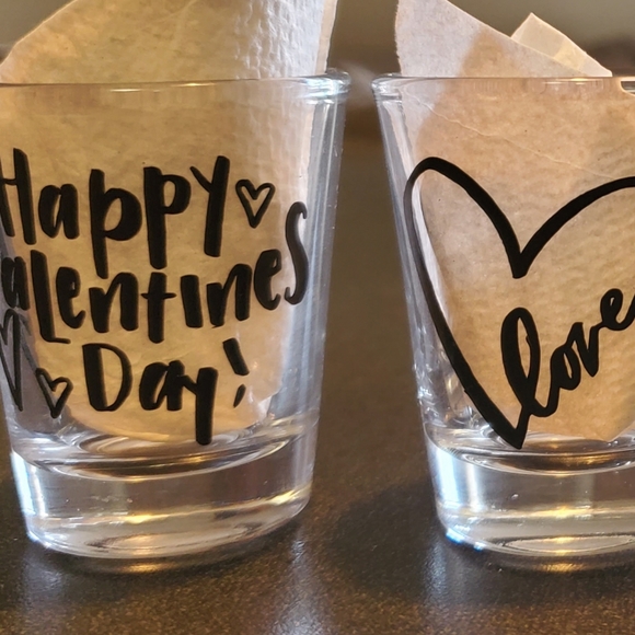 Set of 4 shot glasses - Picture 1 of 2